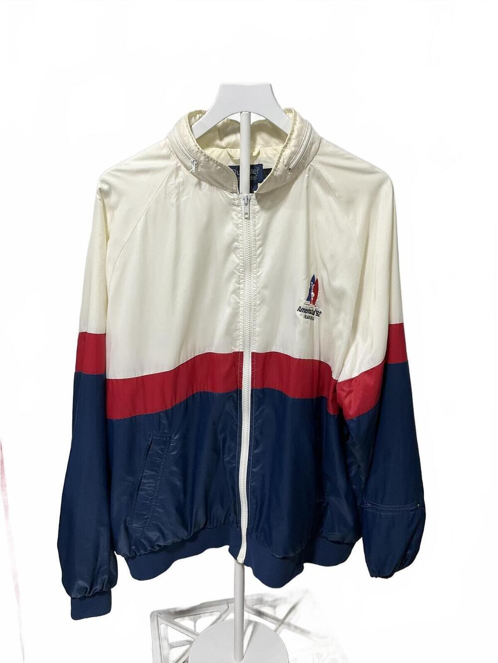 Duckster America's Cup '92 San Diego Vintage Nylon Windbreaker Jacket XXL b33
